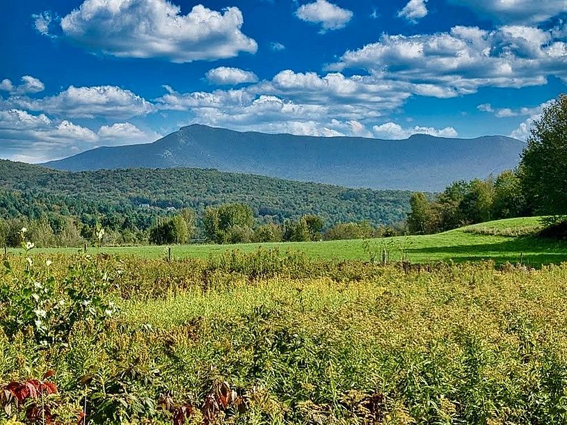 View of Mt. Mansfield in the distance